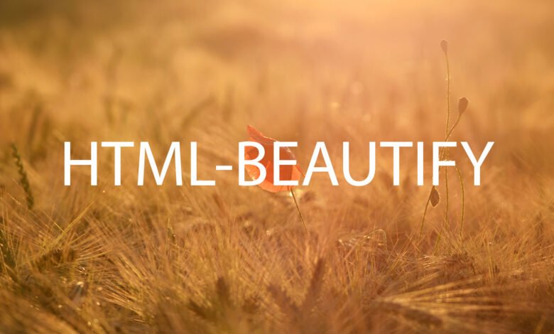 html beautifier